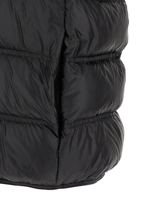Black Polyamide Sleeveless Jacket