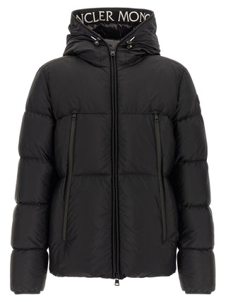 Black Polyamide Full-Length Jacket