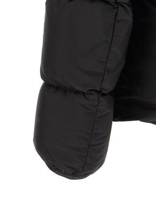 Black Polyamide Full-Length Jacket