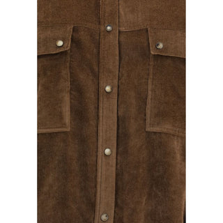 Brown Viscose Shirt