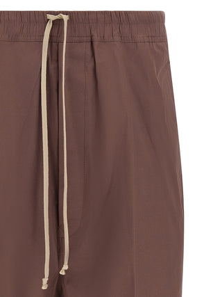 Brown Cotton Bermuda Shorts