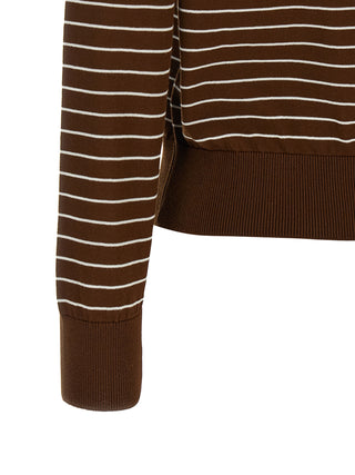 Brown Cotton Cardigan