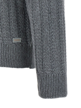 Gray Cotton Cardigan