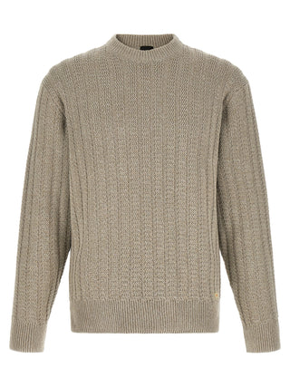 Beige Cotton Cardigan