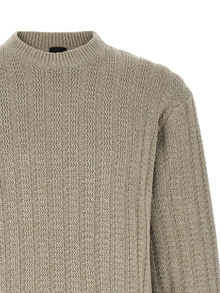 Beige Cotton Cardigan