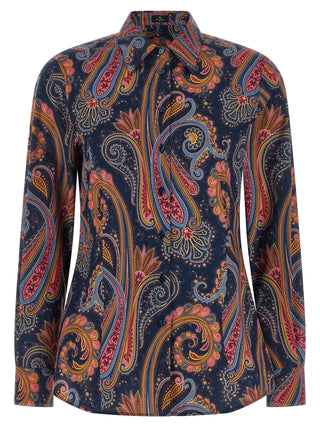 Blue Cotton Blouse
