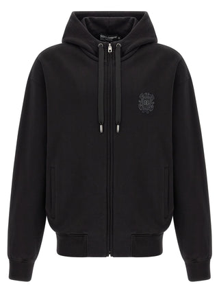 Black Cotton Sweatshirt