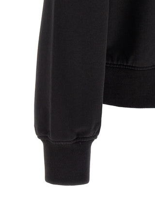 Black Cotton Sweatshirt