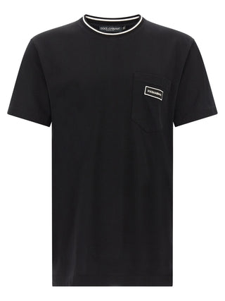 Black Cotton T-Shirt