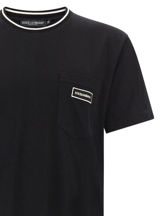 Black Cotton T-Shirt