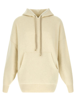White Marabou Sweatshirt