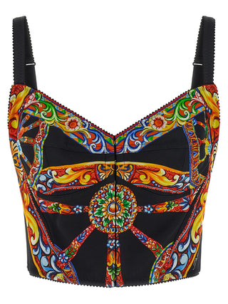 Multicolor Silk Tank Tops