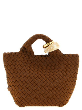 Brown Nylon Handbag