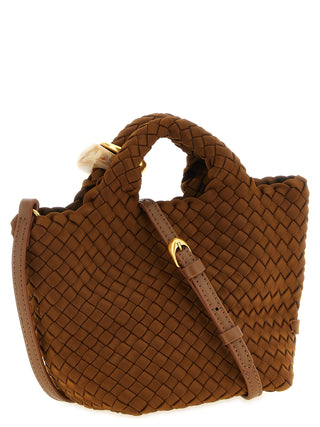 Brown Nylon Handbag