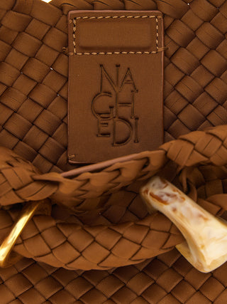 Brown Nylon Handbag