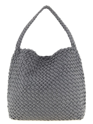 Gray Nylon Shoulder Bag