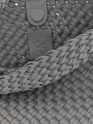 Gray Nylon Shoulder Bag
