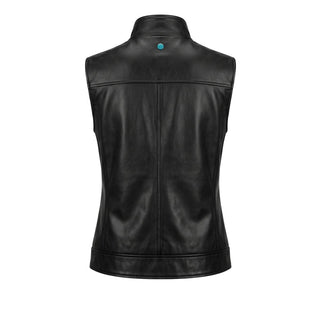 Black Polyester Women Jacket
