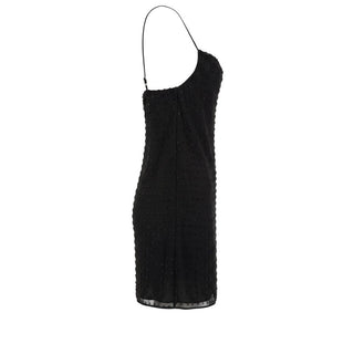 Black Polyester Women Tank