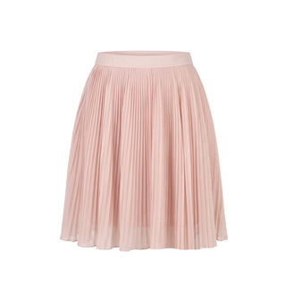 Pink Polyester Women Skirt