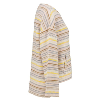 Beige Cotton Women's Jacket