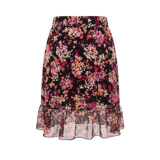 Pink Polyester Women Skirt