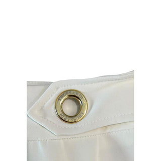 White Polyester Women Skirt
