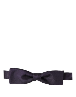 Men Violet 100% Silk Adjustable Neck Papillon Bow Tie