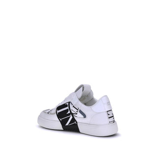 White Calf Leather Bos Taurus Low Top Sneakers