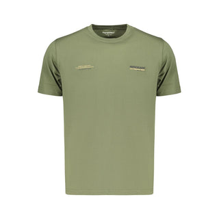 Green Cotton Men's T-Shirt