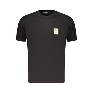 Black Cotton Men's T-Shirt