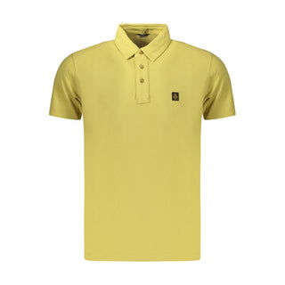 Yellow Cotton Men's Polo