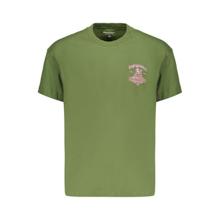 Green Cotton Men's T-Shirt