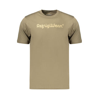 Green Cotton Men's T-Shirt