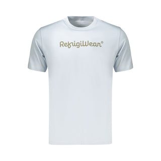 Azure Cotton Mens Tshirt