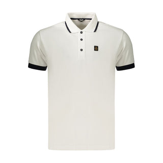 White Cotton Men's Polo