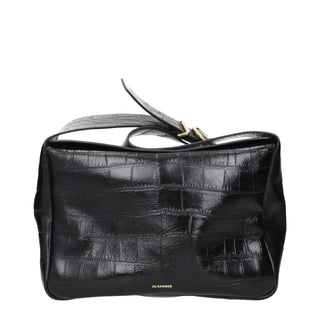 Black Leather Crossbody Bag