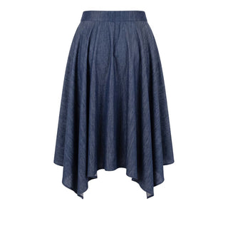 Blue Denim Women Skirt