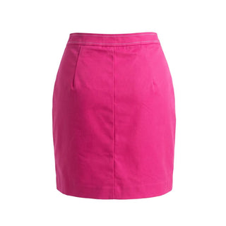 Pink Cotton Women Skirt