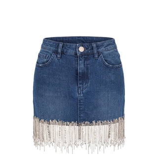 Blue Denim Women Skirt