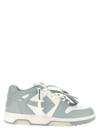 Gray Calfskin Low Top Sneakers