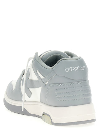 Gray Calfskin Low Top Sneakers