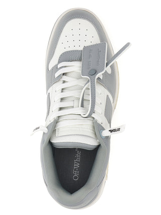 Gray Calfskin Low Top Sneakers