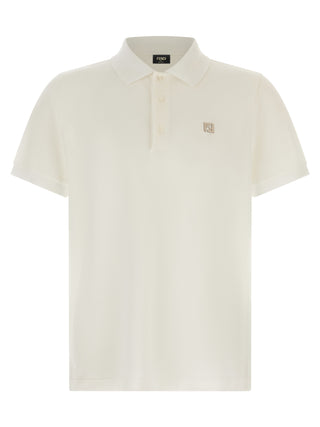 White Cotton Polo Shirt