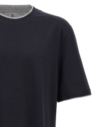 Blue Cotton T-Shirt