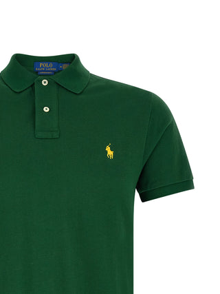 Bicolor Cotton Polo Shirt