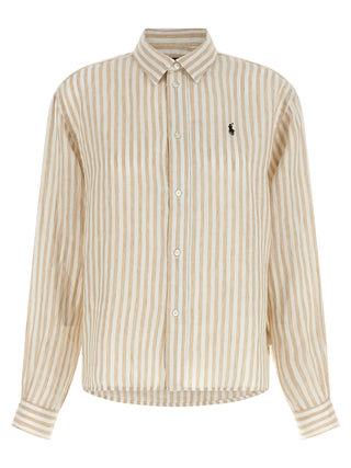 Beige Linen Blouse
