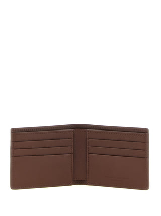 Brown Calfskin Leather Wallet