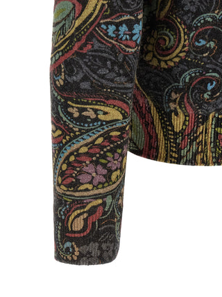 Multicolor Wool Cardigan
