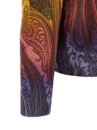 Multicolor Wool Cardigan